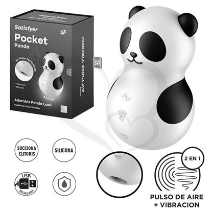 Pocket Panda Succionador y vibrador con carga USB